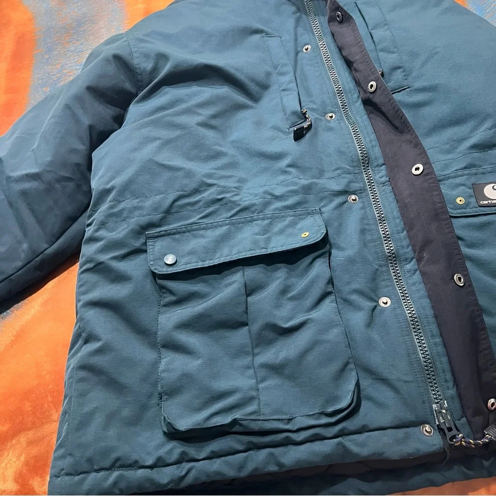 Vintage Carhartt Quilted Work Chore Jacket size 4XL